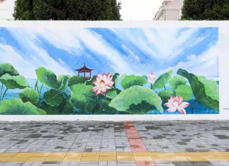 合山墙绘施工材料制作工艺说明
