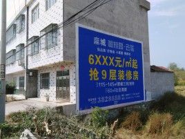合山墙体广告质量分析