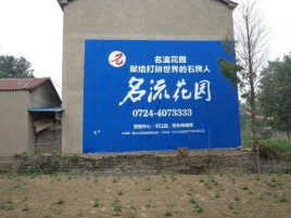 合山农村墙体广告的长尾效应