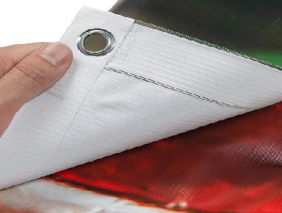 合山喷绘和刀刮布的工艺区别。