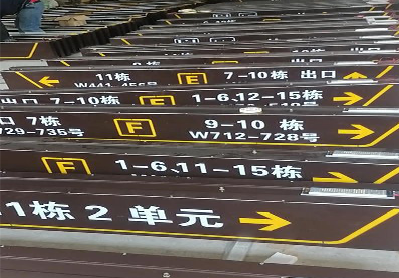 合山广告标识中，常见的几种安装方式。