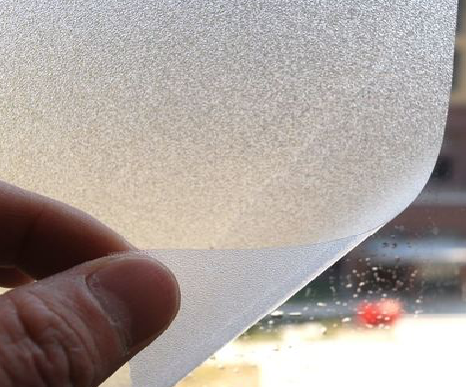 合山玻璃门外面粘广告用什么材料好？